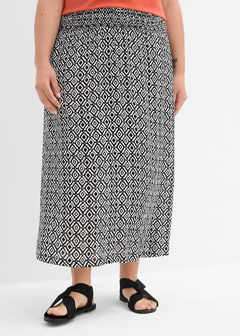 Jupe longue en viscose effet f, bonprix