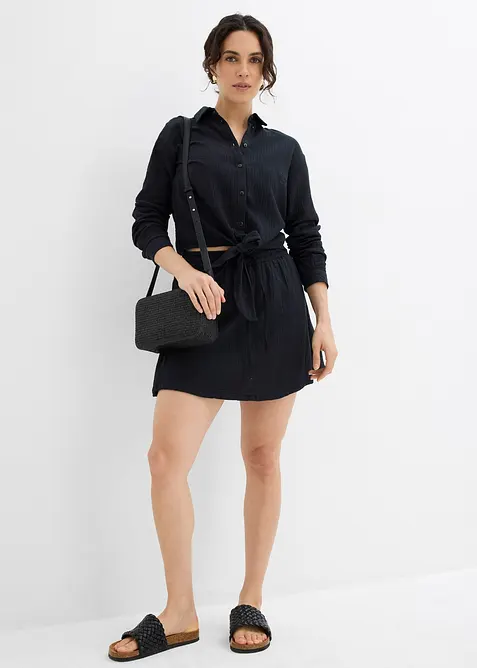 Jupe-short en gaze de coton, bonprix