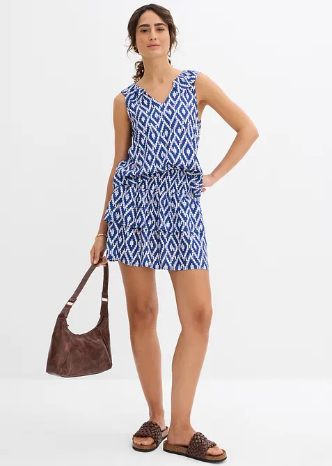 Mini-jupe en viscose fluide, bonprix