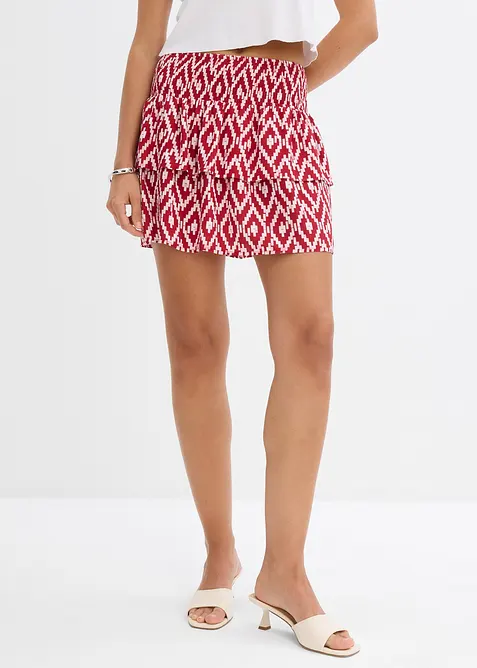 Mini-jupe en viscose fluide, bonprix