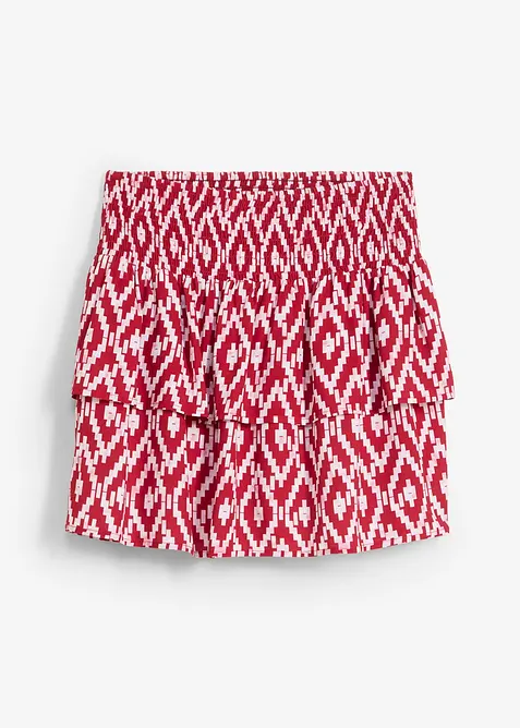 Mini-jupe en viscose fluide, bonprix