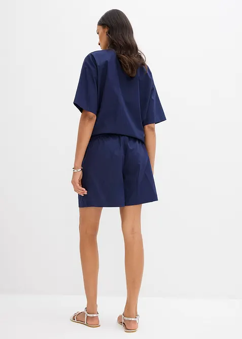 Short 100% coton avec taille élastiquée, bonprix