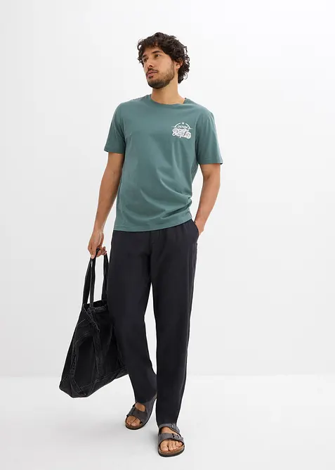 Lot de 2 T-shirts 100% coton, bonprix