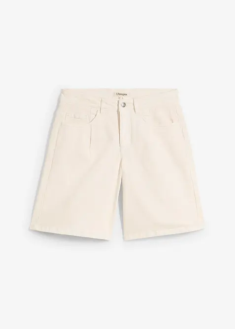Bermuda en jean, taille mi-haute, bonprix
