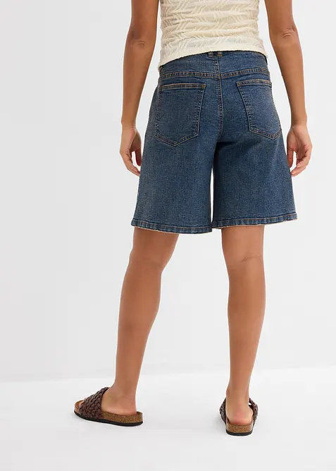 Bermuda en jean, taille mi-haute, bonprix