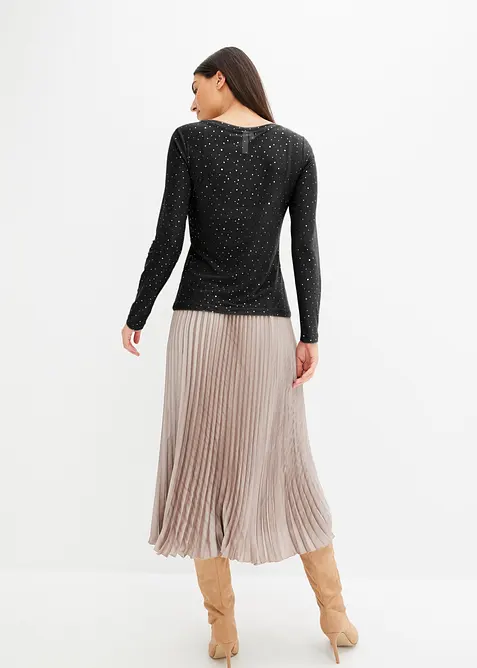 T-shirt en mesh brillant, bonprix