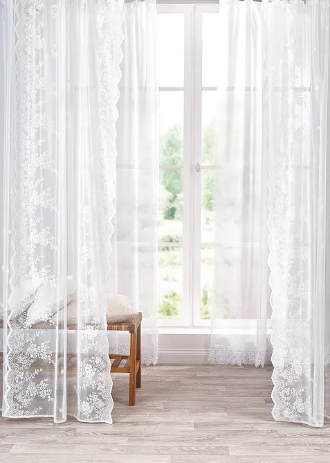 Voilage jacquard (1 pce), bonprix