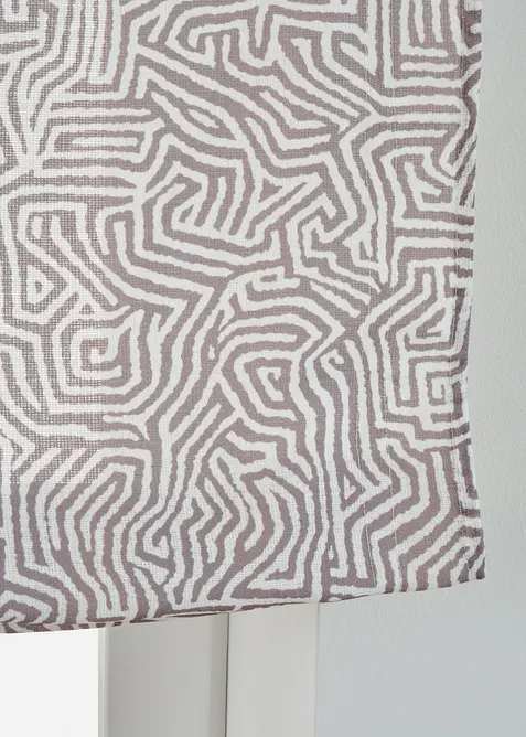 Store plissé à imprimé graphique, bonprix