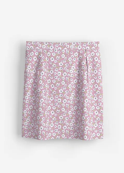 Mini-jupe en viscose fluide, bonprix