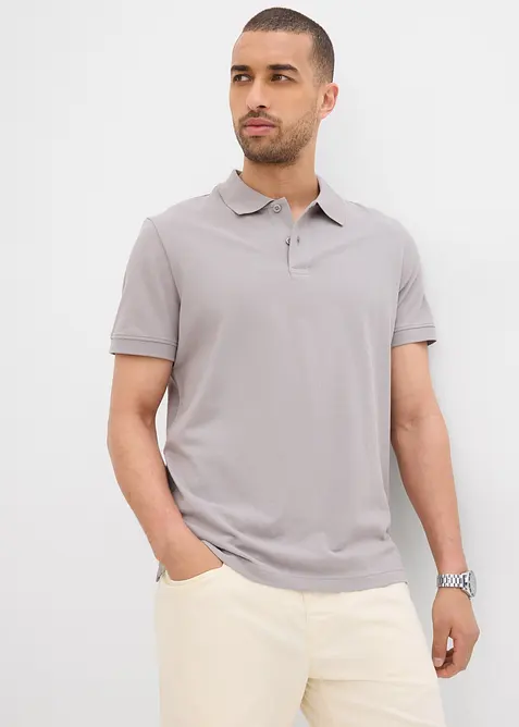 Polo en maille piquée 100% coton, bonprix