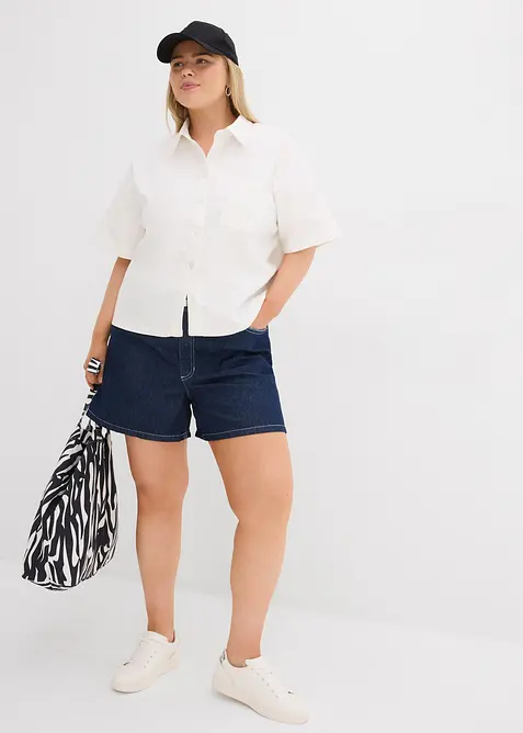 Chemisier en jean, oversize, bonprix