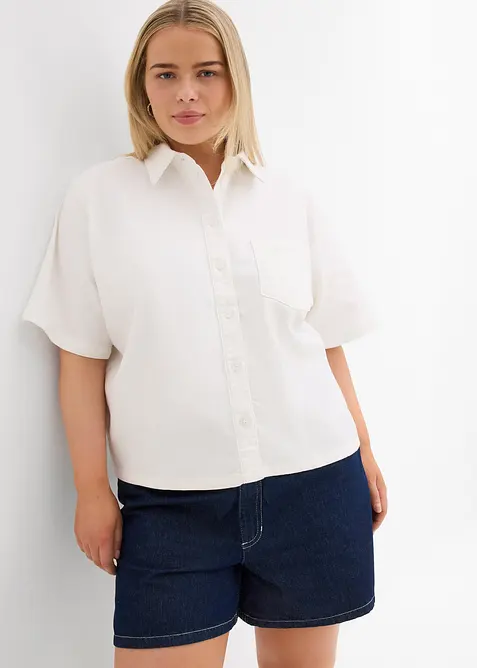 Chemisier en jean, oversize, bonprix