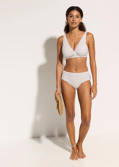 Haut de bikini brassière avec col en V, bonprix