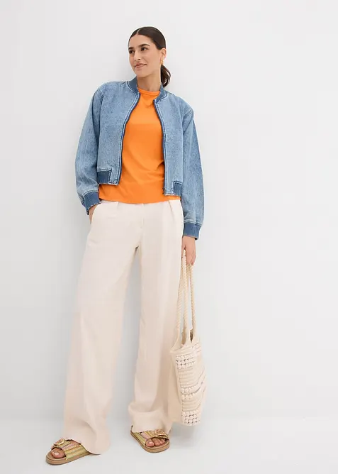 T-shirt en viscose fluide, bonprix