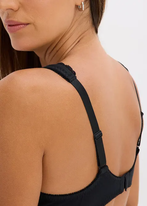 Lot de 2 soutiens-gorge minimiseurs moulés coton, avec armatures, bonprix