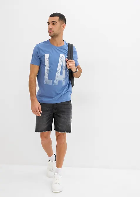 T-shirt Slim 100% coton, bonprix