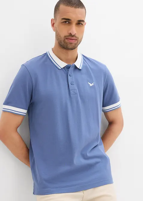 Polo en maille piquée 100% coton, bonprix