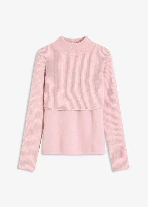 Pull à effet superposé, bonprix