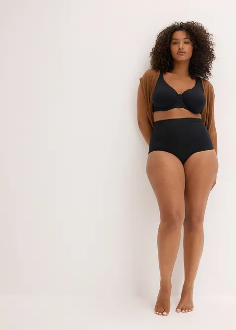 Culotte sculptante invisible 100% coton, maintien léger, bonprix