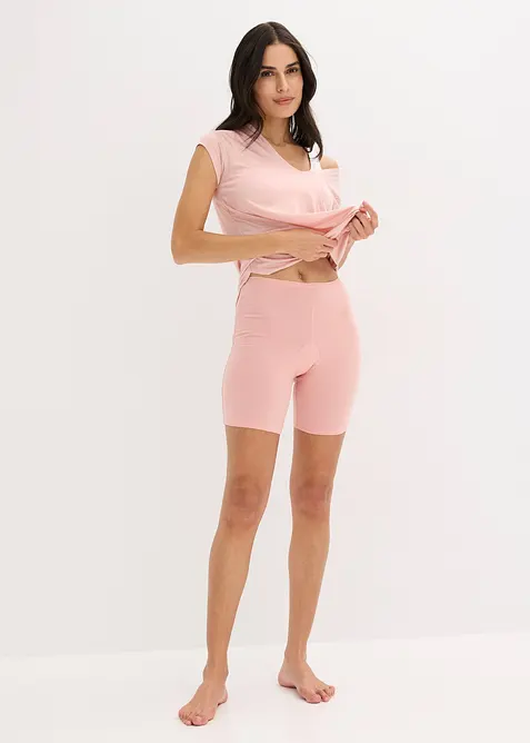 Lot de 3 boxers femme longs en coton extensible, bonprix