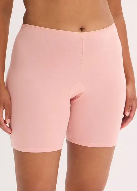 Lot de 3 boxers femme longs en coton extensible, bonprix