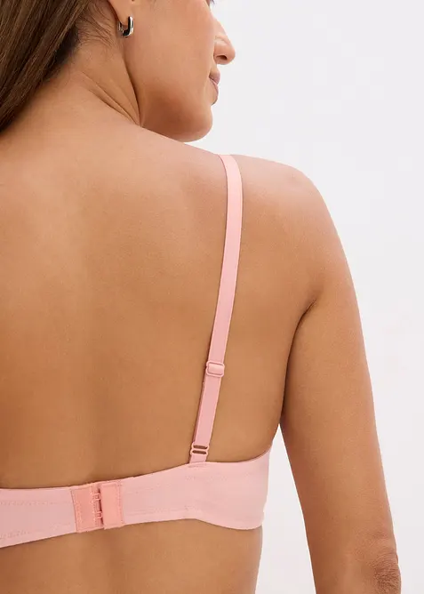 Lot de 3 soutiens-gorge coton sans armatures, bonprix