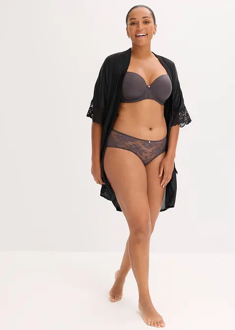 Lot de 2 culottes avec dentelle, bonprix