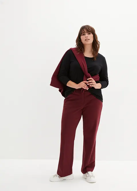 Lot de 2 T-shirts manches longues, bonprix