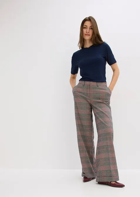 T-shirt côtelé en viscose douce et extensible, bonprix