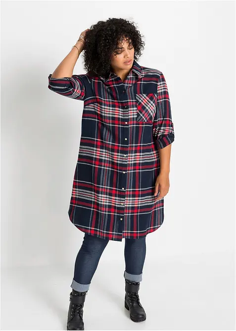 Robe-chemise 100% coton, bonprix