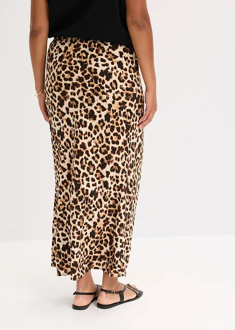 Jupe midi en viscose fluide, bonprix