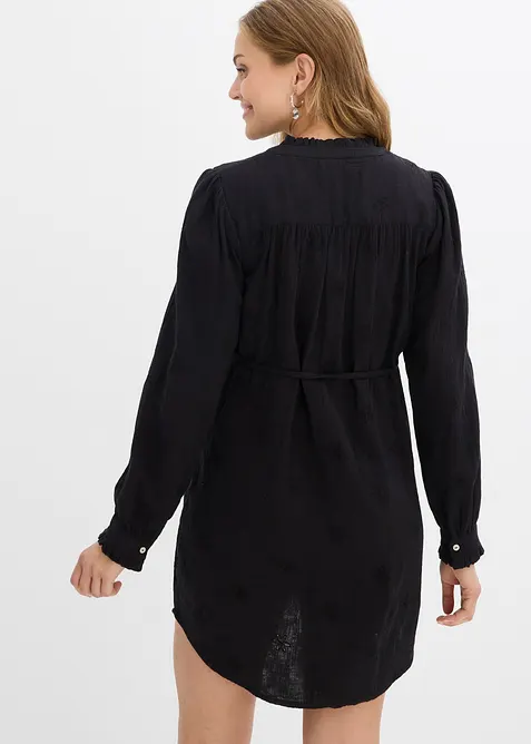 Robe-chemise de grossesse en gaze de coton douce, bonprix