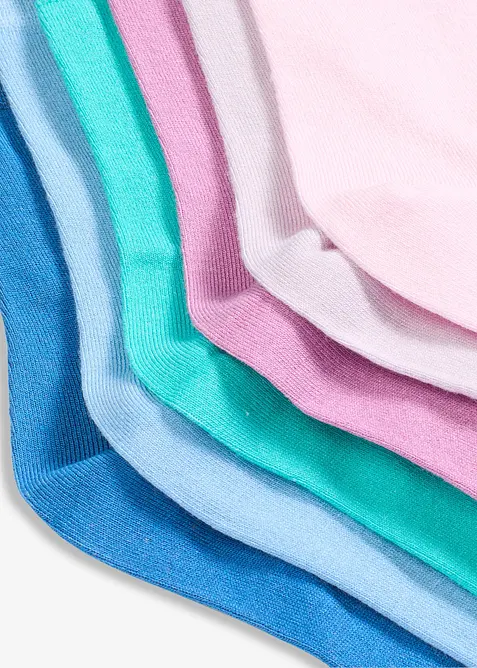 Lot de 6 paires de chaussettes mi-hautes en viscose majoritaire, bonprix