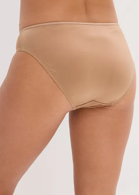 Lot de 2 slips avec effet brillant, bonprix