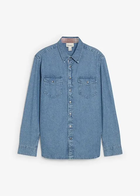 Chemise en jean 100% coton, bonprix