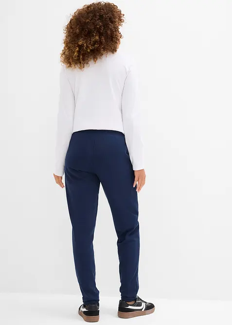 Pantalon en molleton, taille élastiquée, bonprix