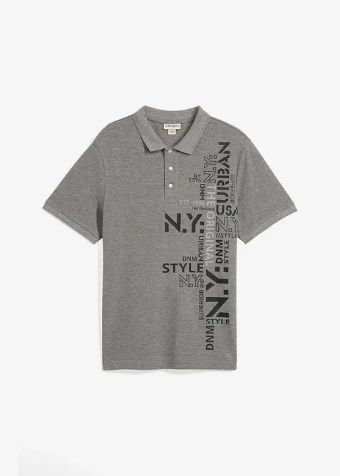 Polo Slim Fit en maille piquée 100% coton, bonprix