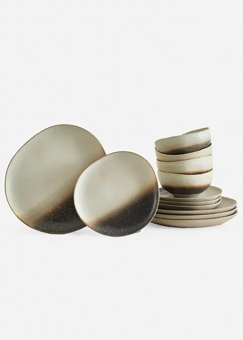 Set de vaisselle (12 pces), bonprix