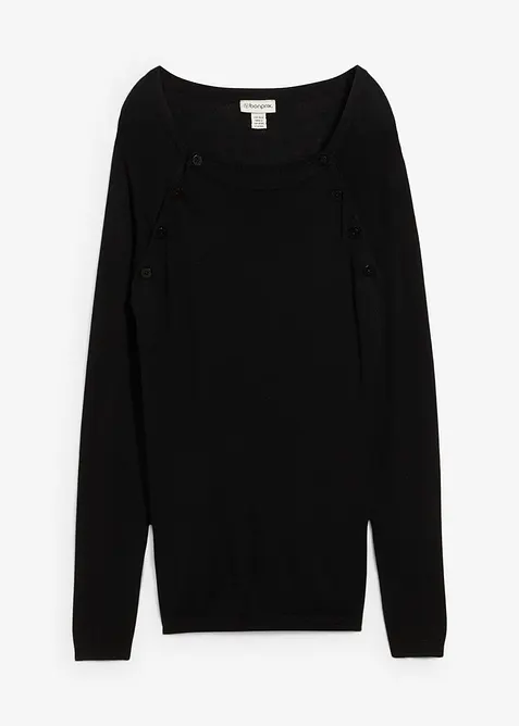 Pull de grossesse et d’allaitement en fine maille, bonprix