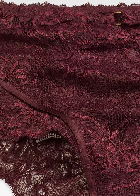 Culotte taille haute en dentelle, bonprix