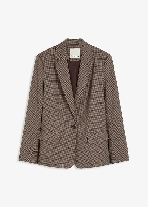 Blazer oversize à carreaux, bonprix