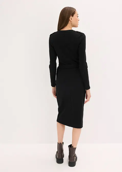 Robe midi en coton extensible, bonprix