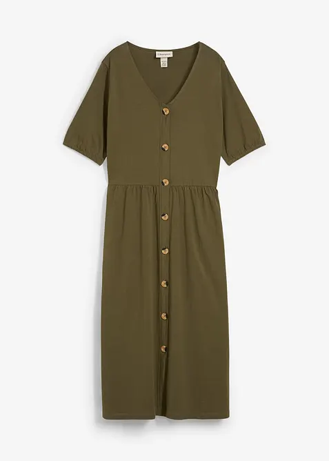 Robe midi 100% coton, bonprix