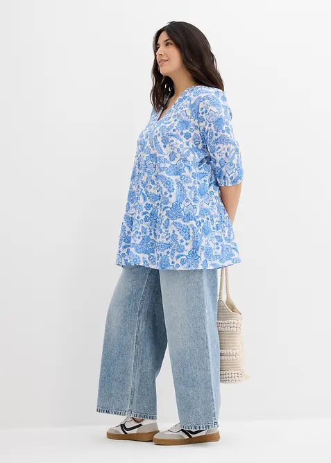 Tunique longue 100% coton, bonprix