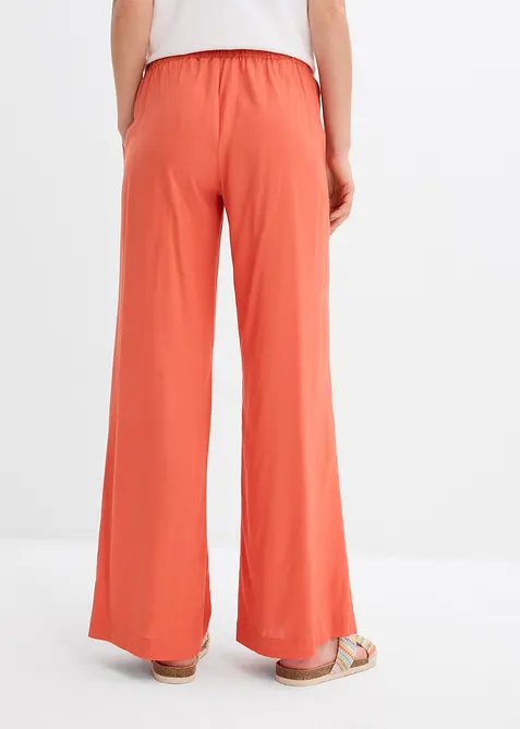 Pantalon palazzo à ceinture élastiquée, bonprix