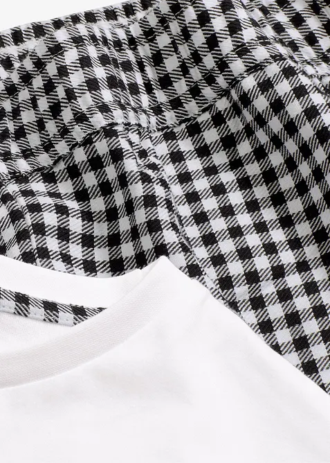 Pyjashort avec short tissé, bonprix