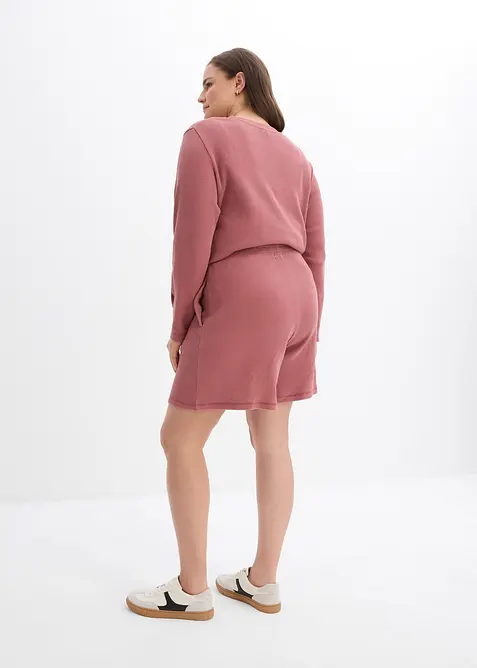 Short 100% coton avec taille élastiquée, bonprix