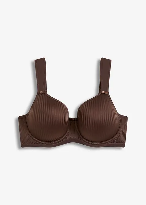 Soutien-gorge à coques, bretelles rembourrées et effet brillant, bonprix