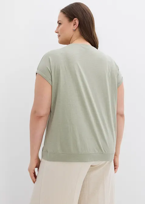 Lot de 2 T-shirts 100% coton, bonprix