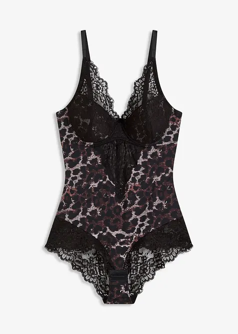 Body avec soutien-gorge à coques intégré, bonprix